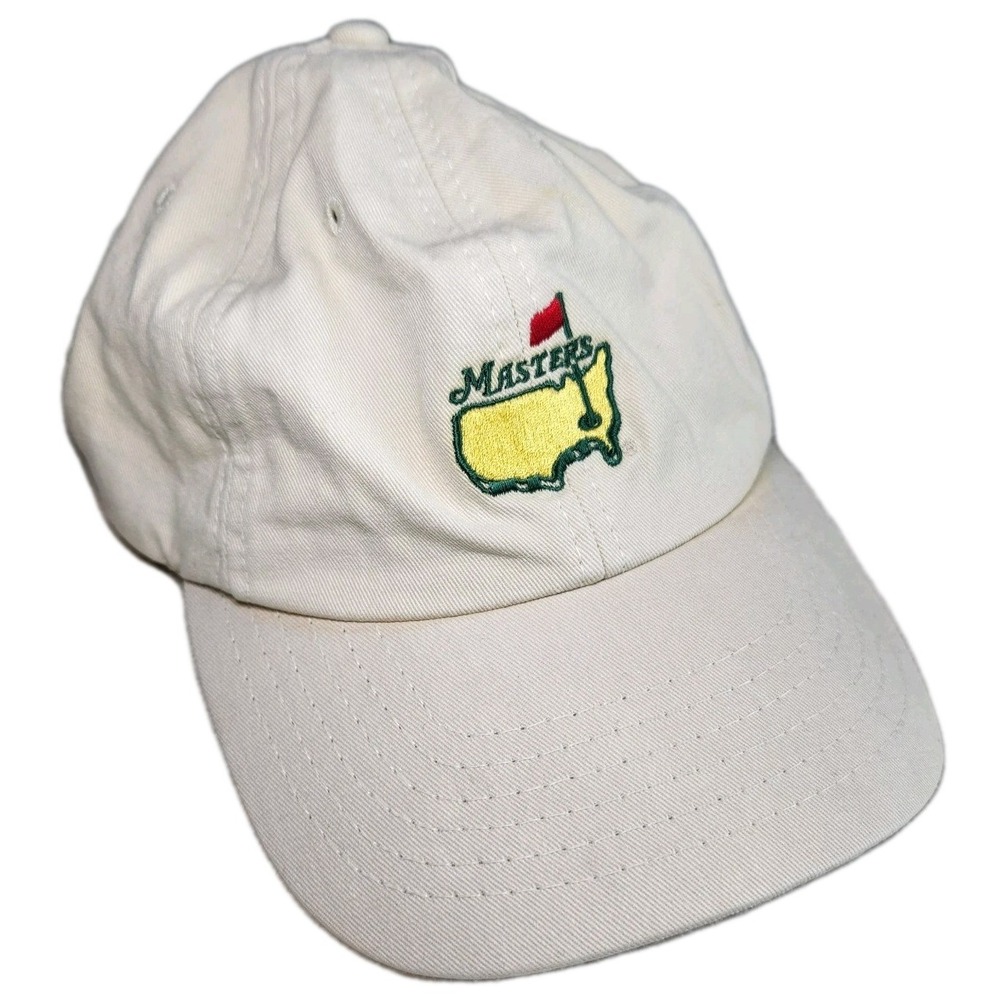 AMERICAN NEEDLE Masters Golf Tournament Cap Hat Beige Augusta Event